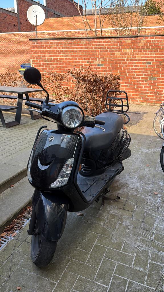 Sym Fiddle Scooter - Zwart, Goed Onderhouden, Ophalen, Gebruikt, Maximaal 45 km/u, Benzine