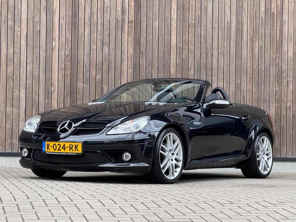 Mercedes-Benz SLK-klasse 200 K. |AMG-Styling|Automaat|, Auto's, Automaat, Achterwielaandrijving, Gebruikt, Zwart
