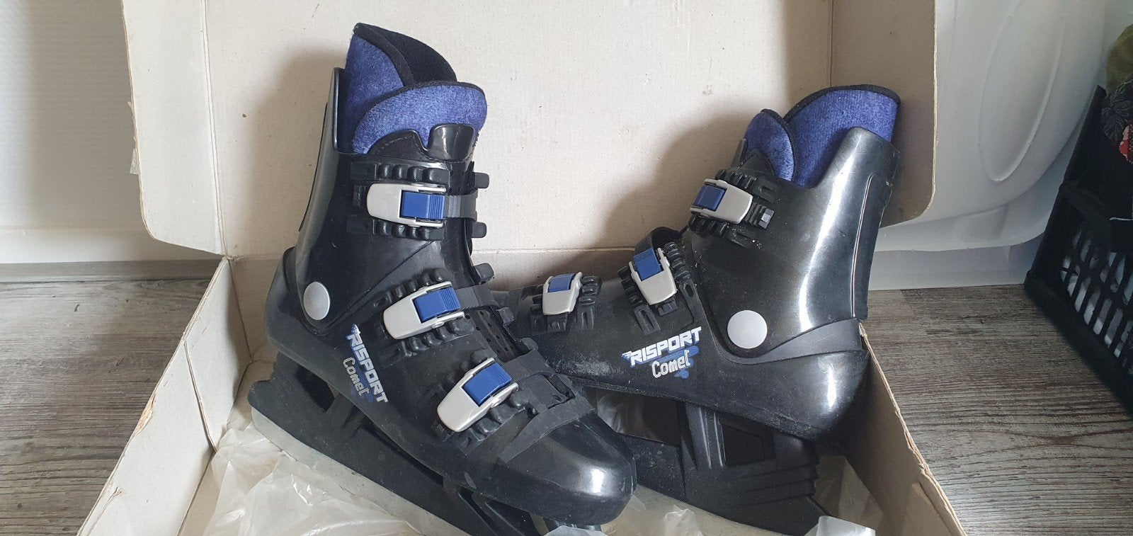 Schaatsen Risport Comet maat 42 (valt als 40), verstelbaar, Ophalen of Verzenden, Gebruikt, Kunstschaatsen, Overige merken