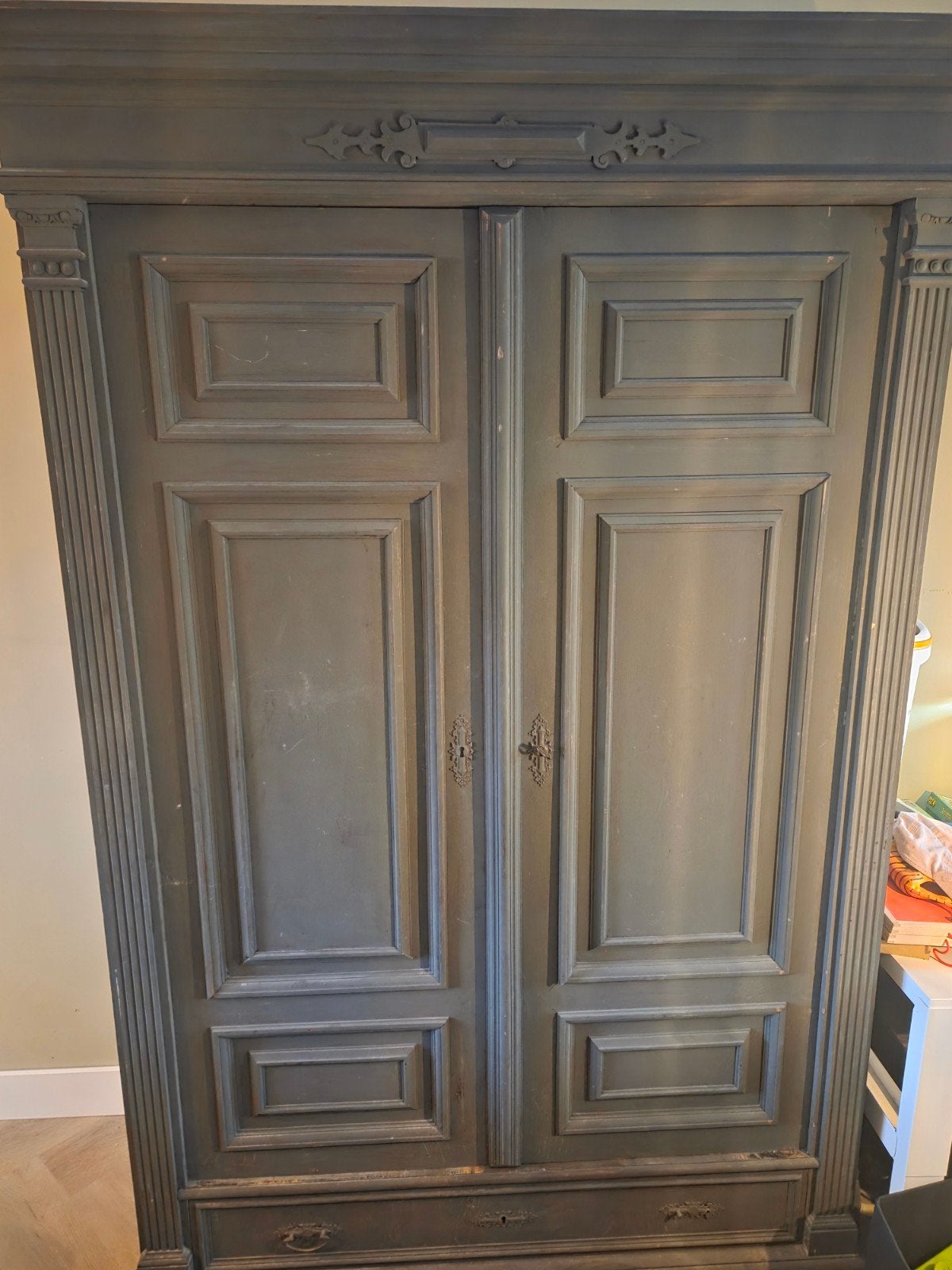 Prachtige brocante kast - Uniek en sfeervol, Ophalen