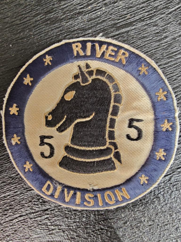 Patch , US Navy RIVER Division 515 Patch USN , vietnamw patc, Ophalen of Verzenden, Landmacht, Amerika, Embleem of Badge