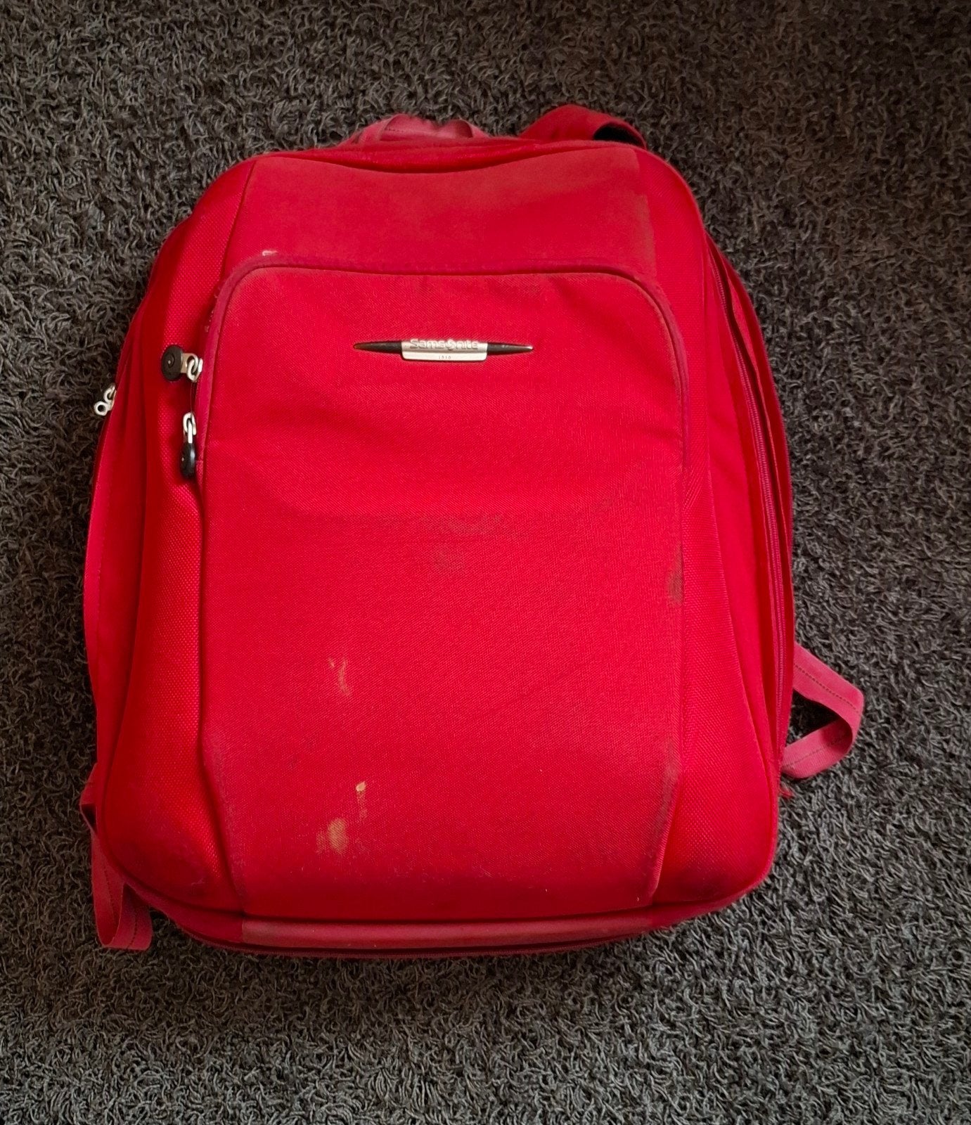 Samsonite Rode Rugzak - Gebruikt, Ophalen, Gebruikt, Overige merken