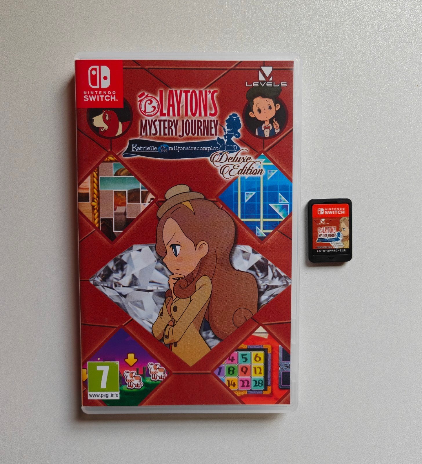Layton's Mystery Journey Deluxe Edition - Nintendo Switch, Puzzel en Educatief, 1 speler, Ophalen of Verzenden, Zo goed als nieuw