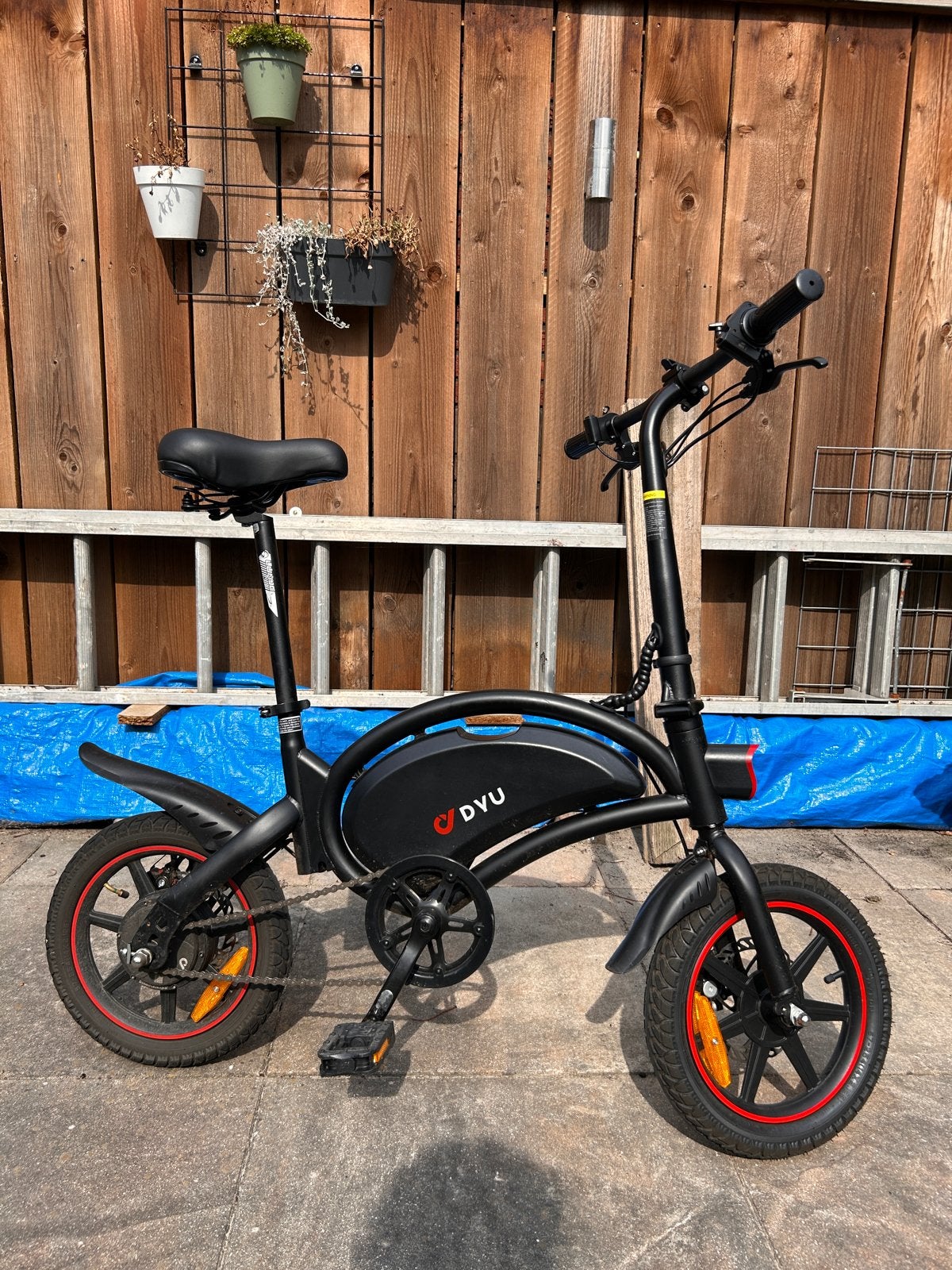 DYU D3F opvouwbare elektrische fiets - Zo goed als nieuw, Fietsen en Brommers, Elektrische fietsen, Zo goed als nieuw, Minder dan 47 cm