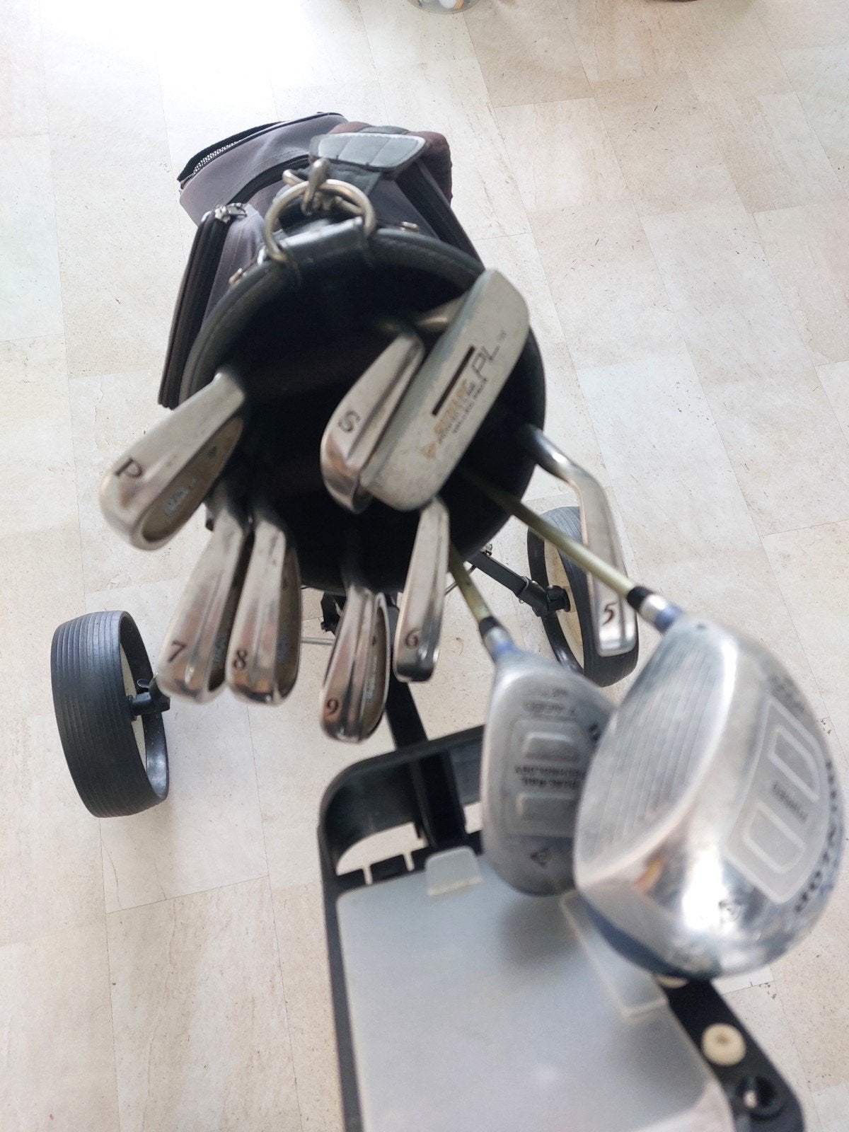 Dunlop Lady Golfset met Tas en Trolley - Complete Set, Ophalen, Gebruikt, Set, Overige merken