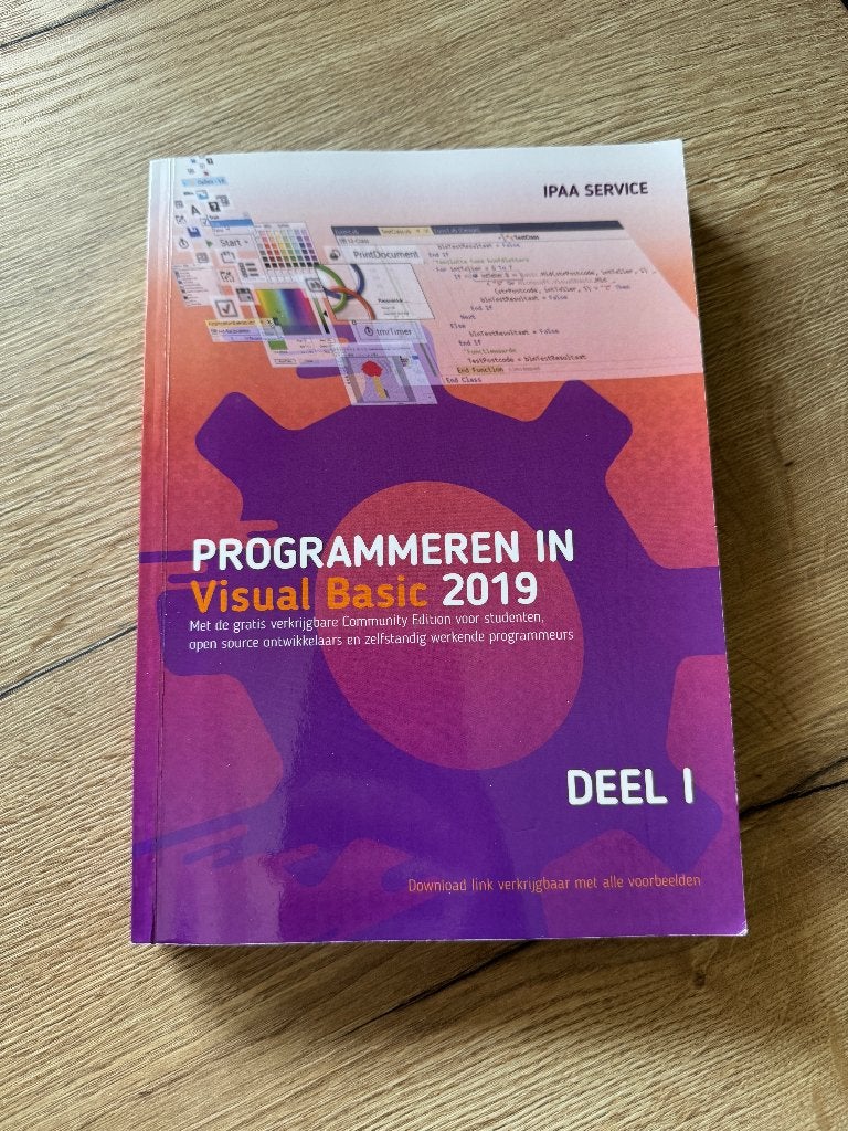 Programmeren in Visual Basic 2019 – Deel I & Deel II, Boeken, Informatica en Computer, Ophalen of Verzenden, Zo goed als nieuw