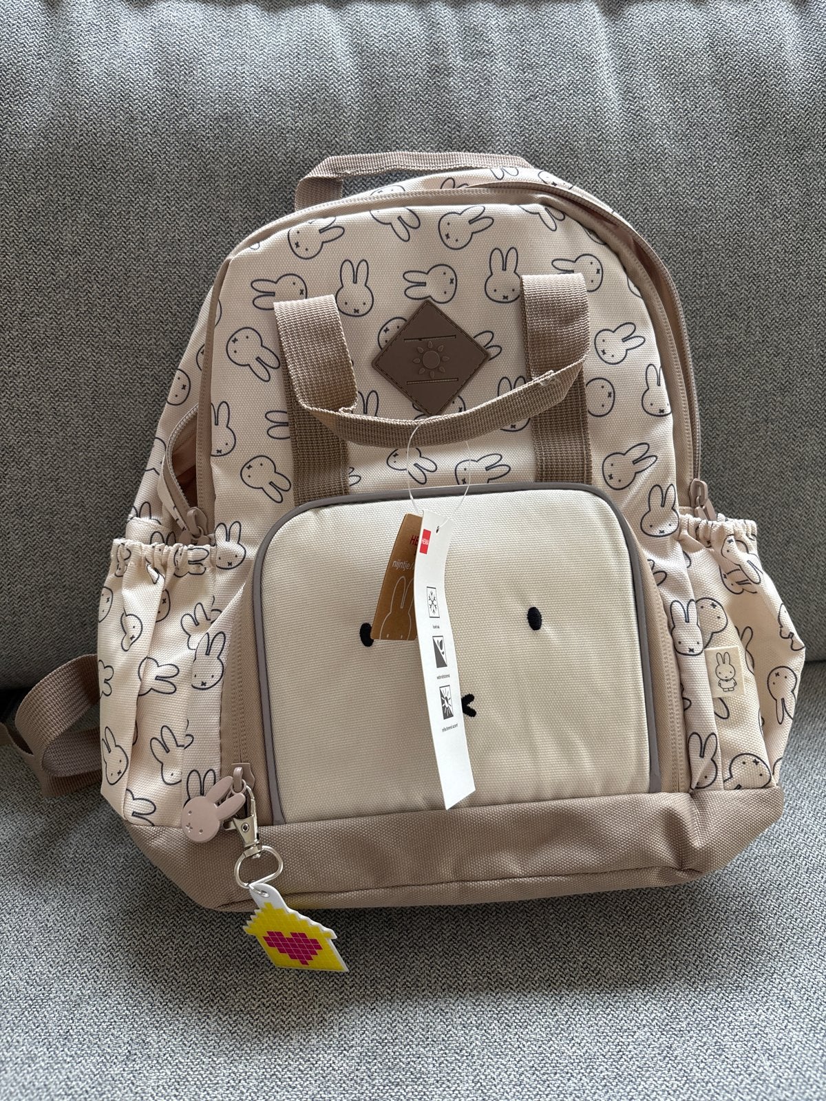 Nieuwe Nijntje rugzak, beige met konijntjes, Ophalen, Nieuw, Beige, Overige merken