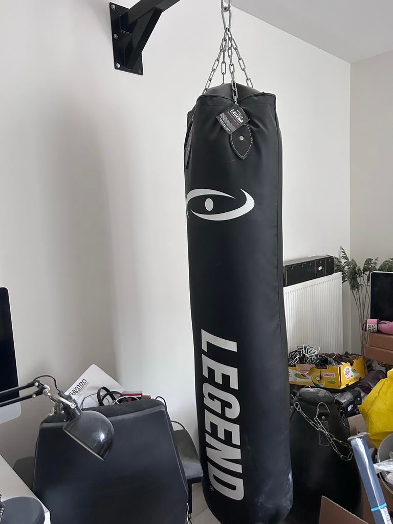 Legend bokszak met beugel, Sport en Fitness, Ophalen, Zo goed als nieuw, Bokszak