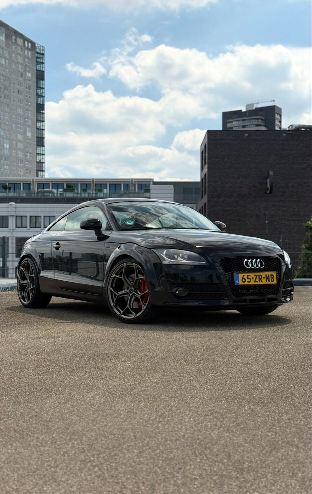 Audi TT 3.2 V6 Coupe Quattro 184KW AUT 2008 Zwart, Auto's, Automaat, TT, 3189 cc, 4 stoelen