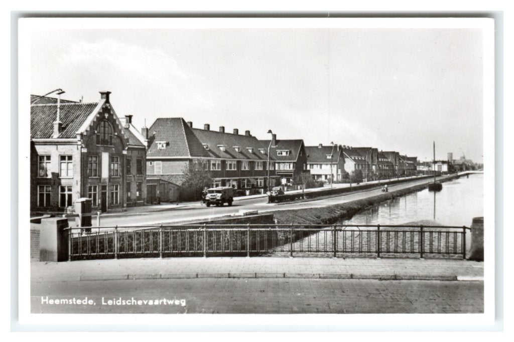 Heemstede, Leidschevaartweg, Ophalen of Verzenden, 1940 tot 1960, Ongelopen, Noord-Holland