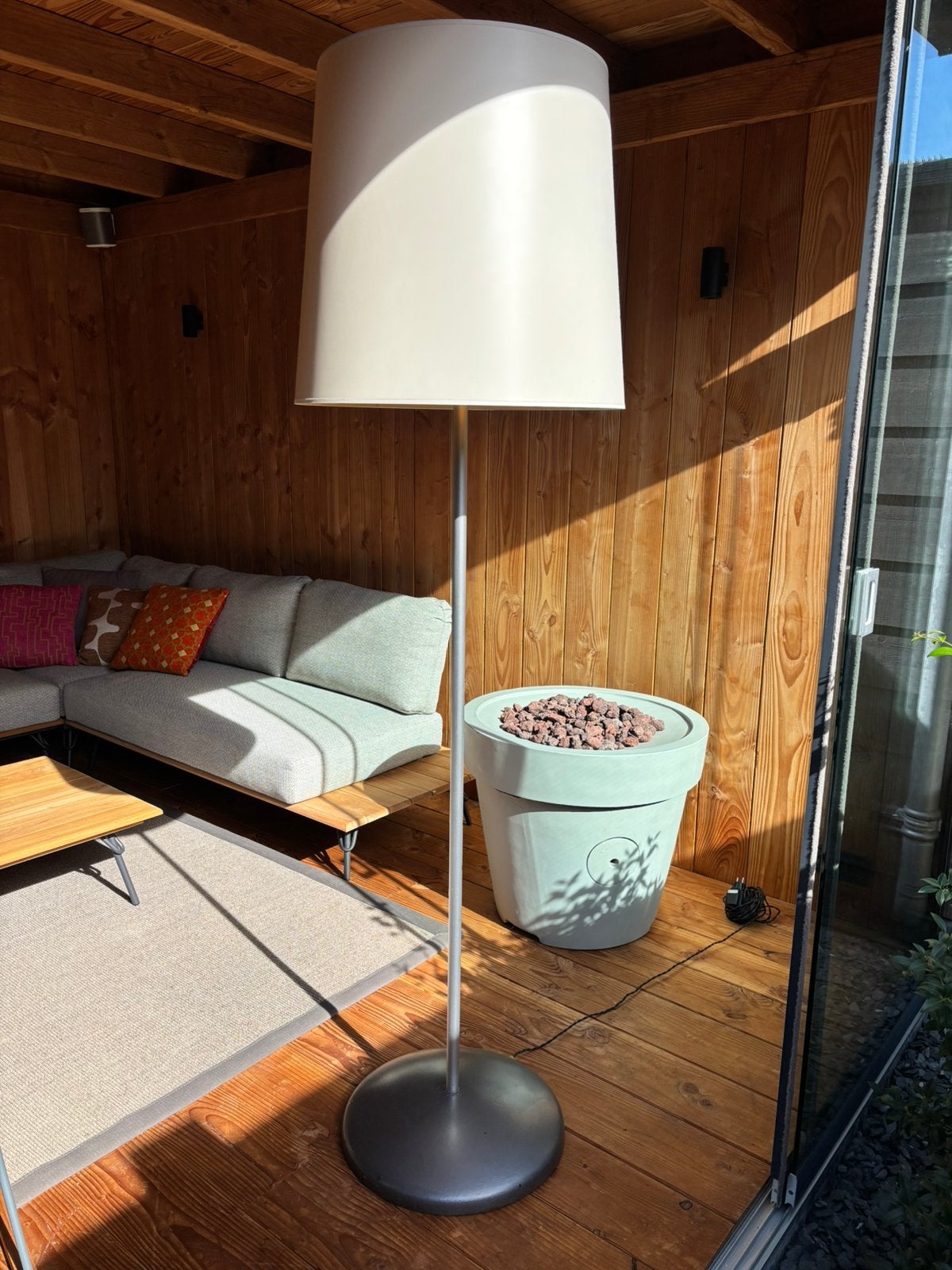 Staande Buitenlamp, Ophalen, Metaal, Modern, 150 tot 200 cm