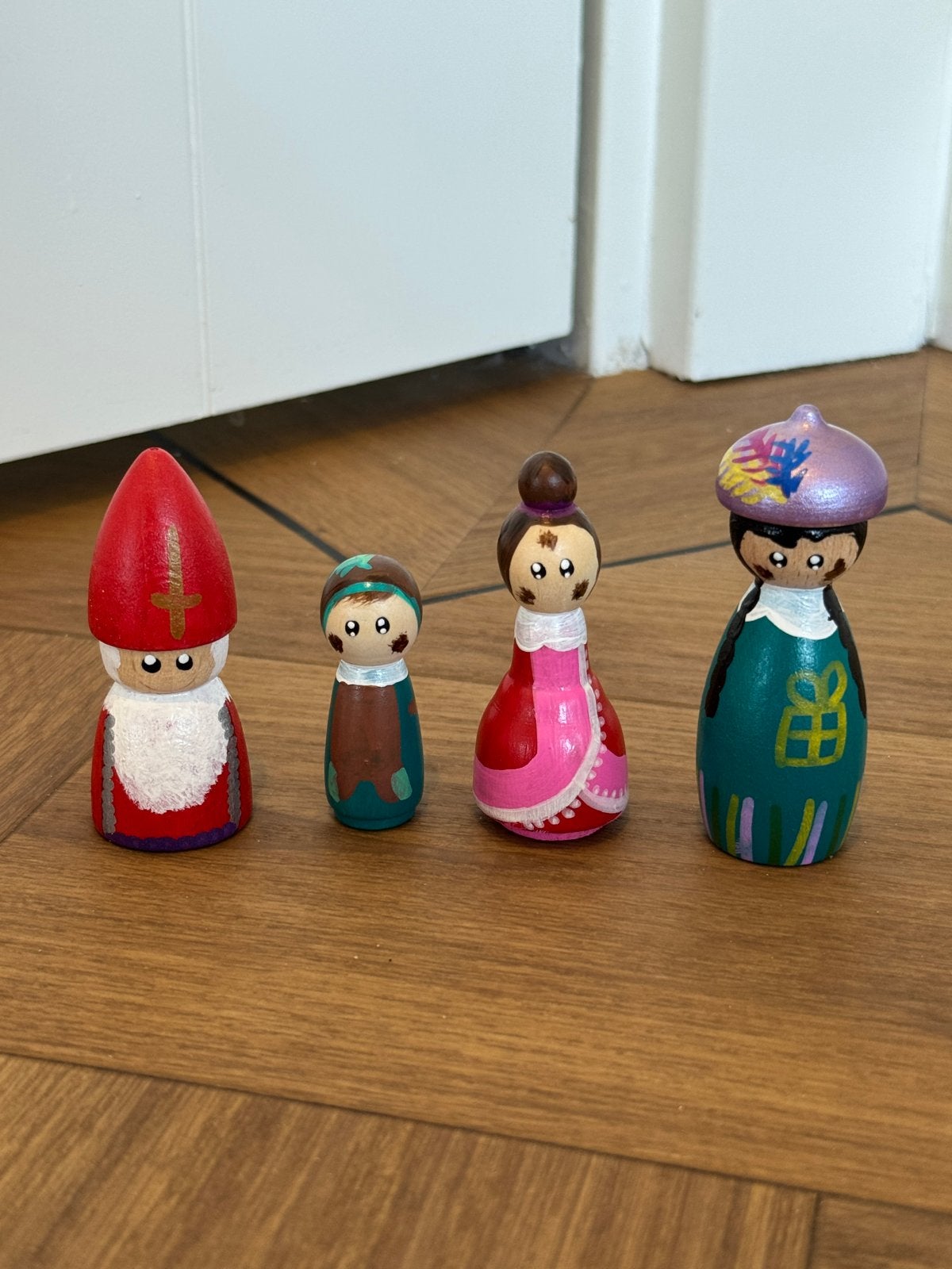 Club van Sinterklaas Pegdolls - Handgeschilderd Setje, Diversen, Ophalen of Verzenden, Nieuw