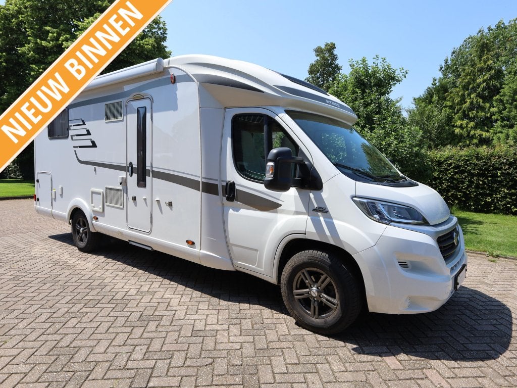 Hymer T 698 CL dakairco | zonnepanelen, Caravans en Kamperen, Niet ingevuld, Ringverwarming, Fiat, Bedrijf