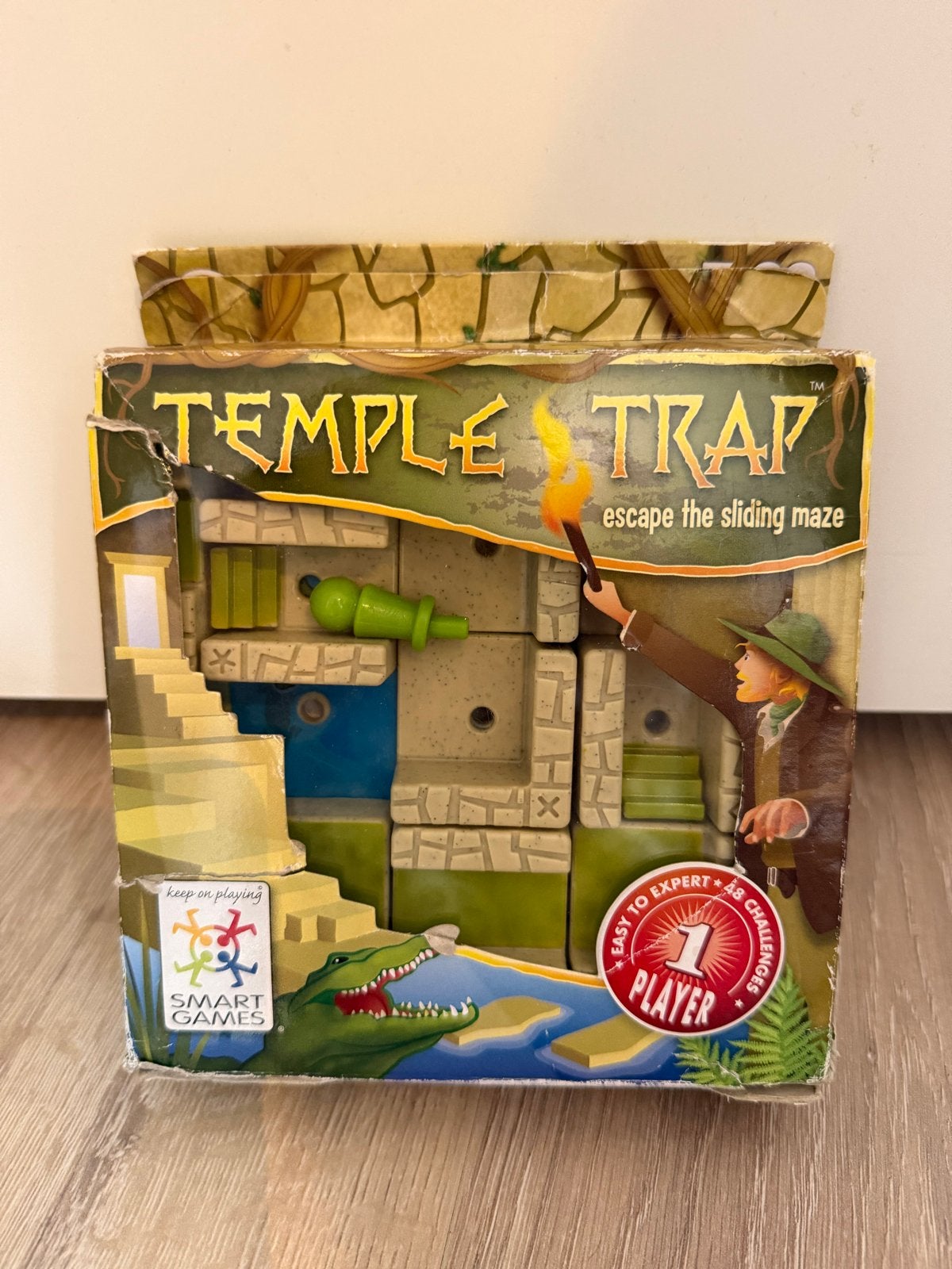 Smart Games Temple Trap - Ontsnap uit het doolhof, Een of twee spelers, Ophalen of Verzenden, Gebruikt