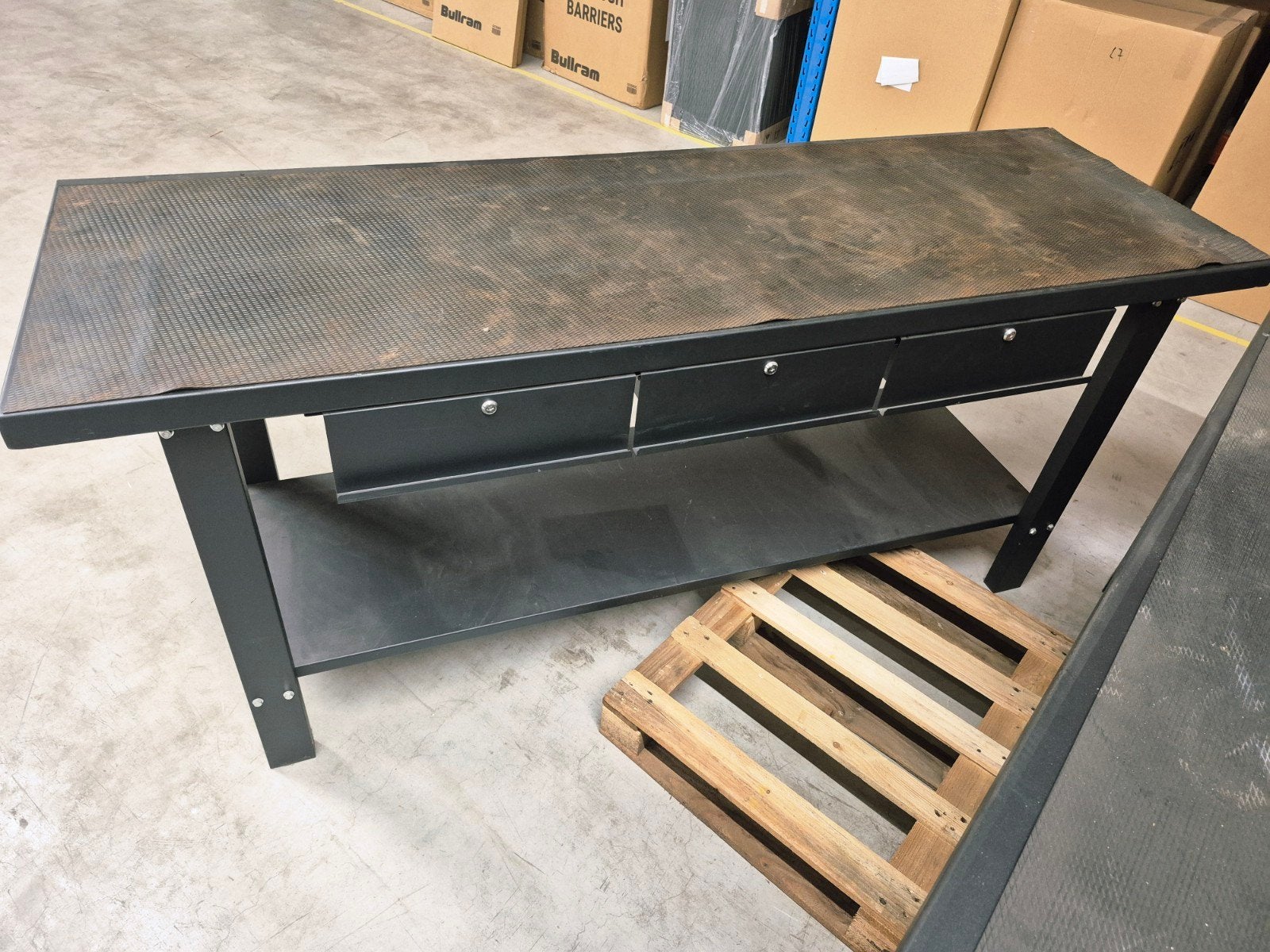 Twee werkbanken, Ophalen of Verzenden, Zo goed als nieuw, 170 cm of meer