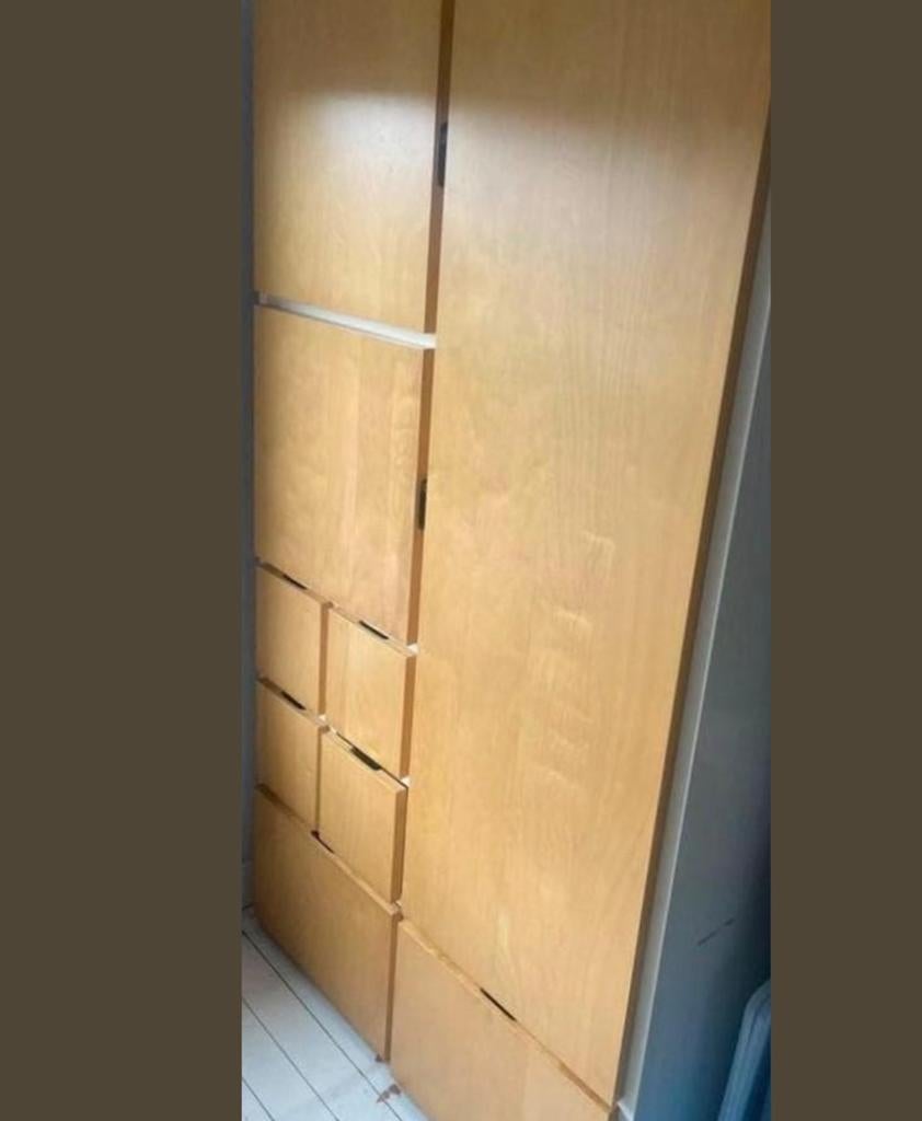 Ikea Rakke kast, Huis en Inrichting, Kasten | Kledingkasten, Ophalen, Gebruikt, 50 tot 75 cm, 200 cm of meer