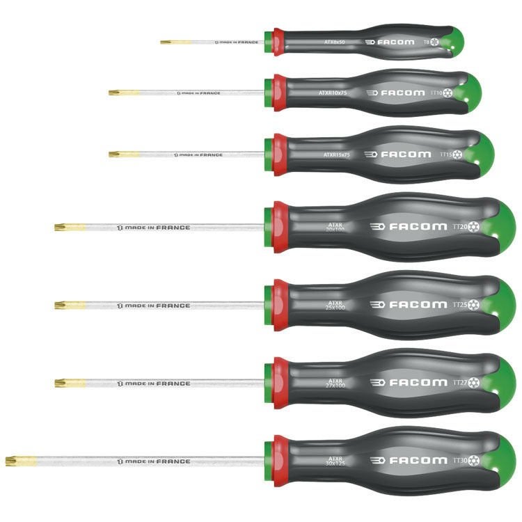 Facom ATXR.J7PB 7 Delige Torx / Resistorx, Niet ingevuld, Niet ingevuld, Niet ingevuld