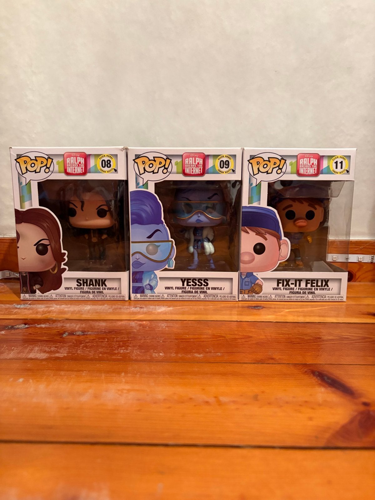 Funko Pop! Wreck-It Ralph 2: Shank, Yesss, Fix-It Felix, Verzenden, Zo goed als nieuw