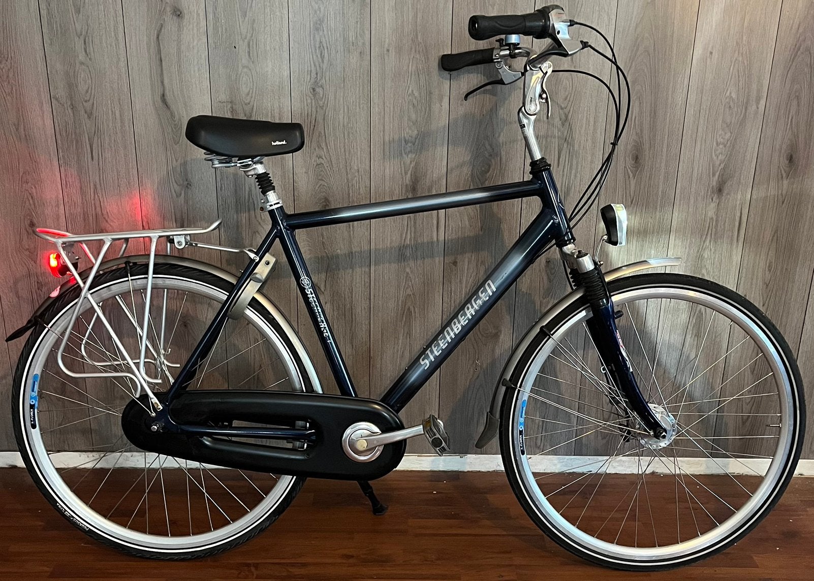 Steenbergen, Herenfiets/Damesfiets, D57, 28inch, 8V, Versnellingen, 56 cm of meer, Zo goed als nieuw, Ophalen