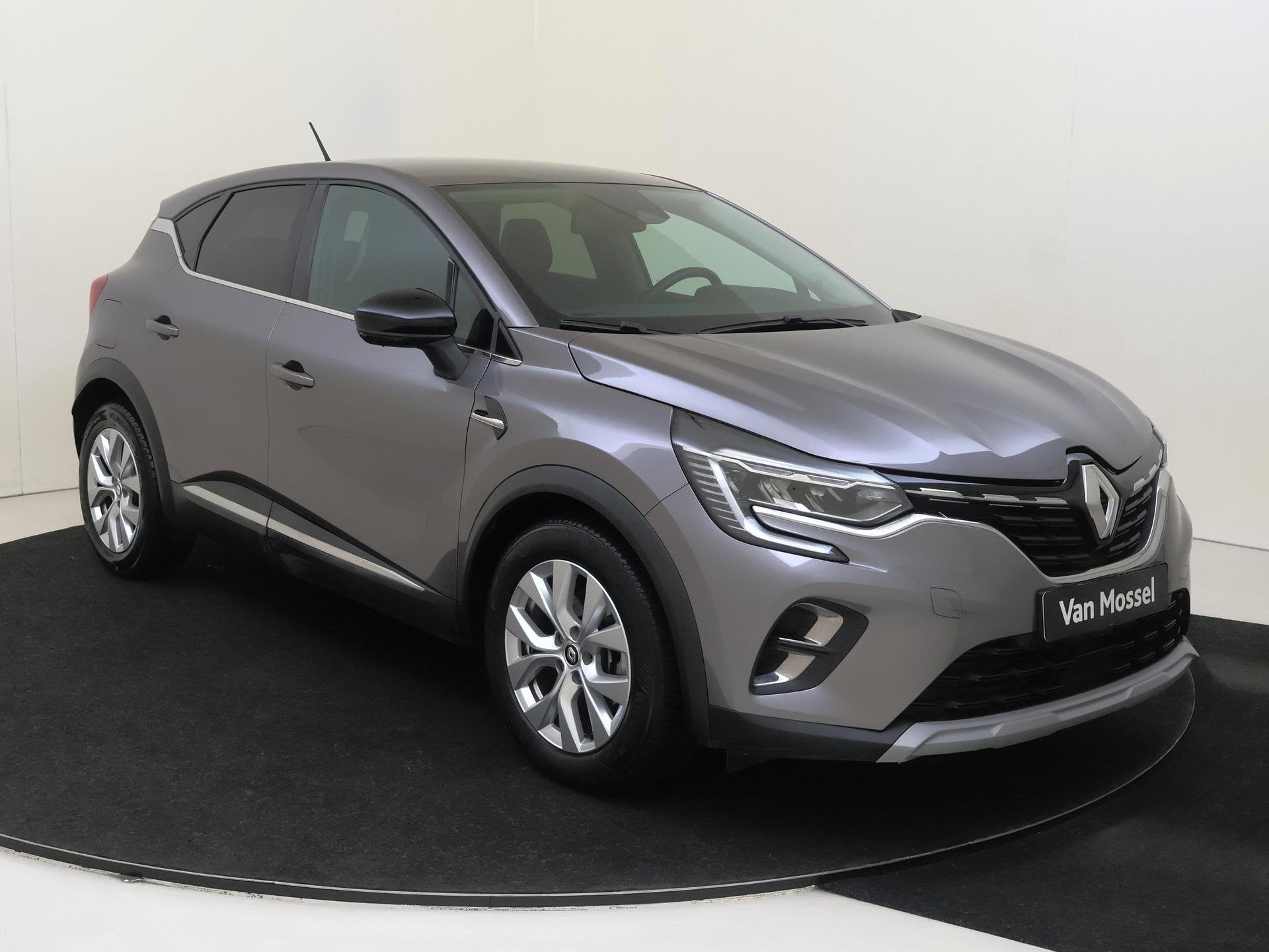 Renault Captur 1.6 E-Tech Plug-in Hybrid 160 Intens | AUTOMA, Auto's, 12 maanden, 77 km/l, Gebruikt, Leder en Stof