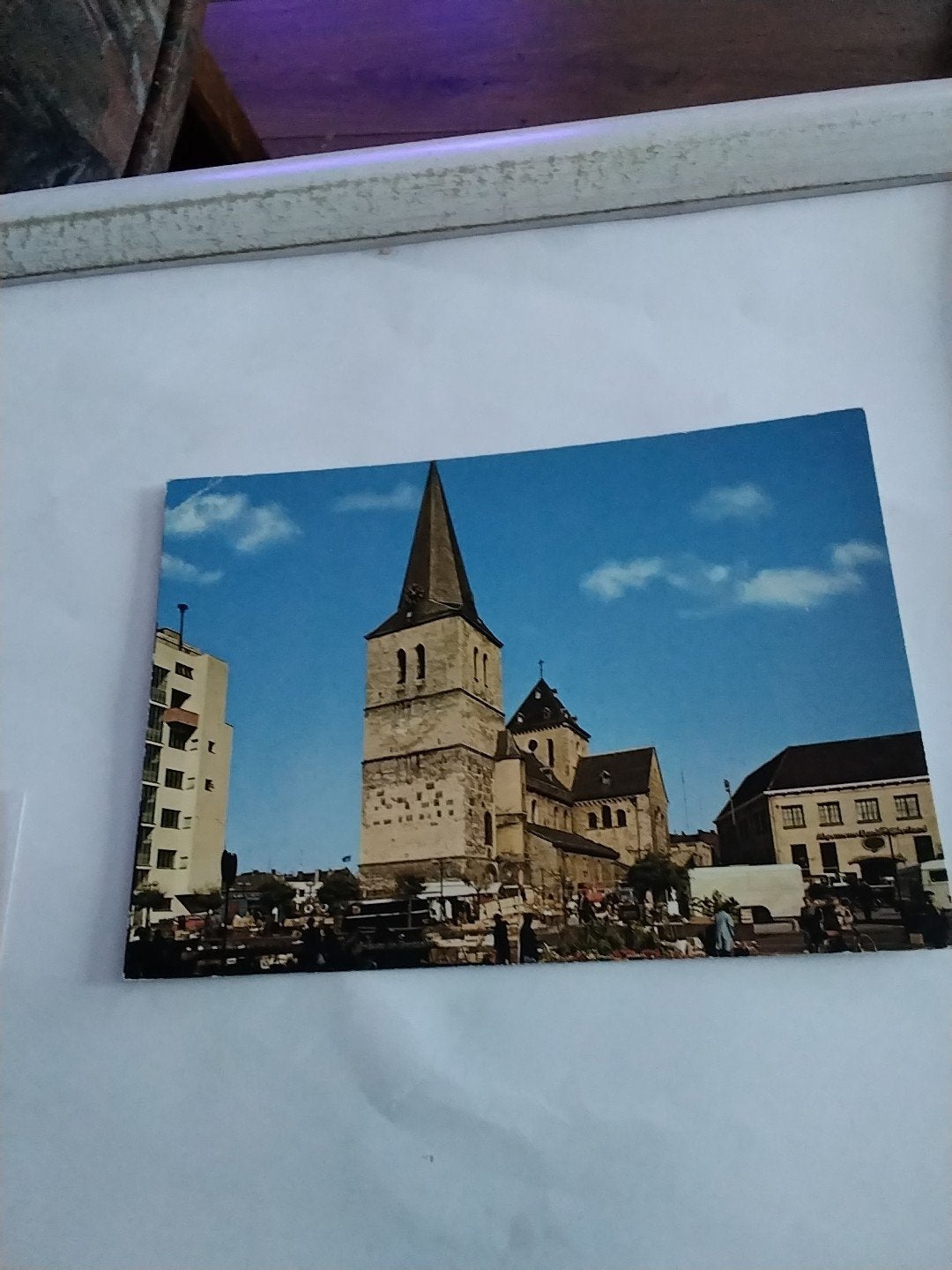 Oude Ansichtkaart Heerlen St. Pancratiuskerk, Ophalen of Verzenden, 1960 tot 1980, Ongelopen, Limburg