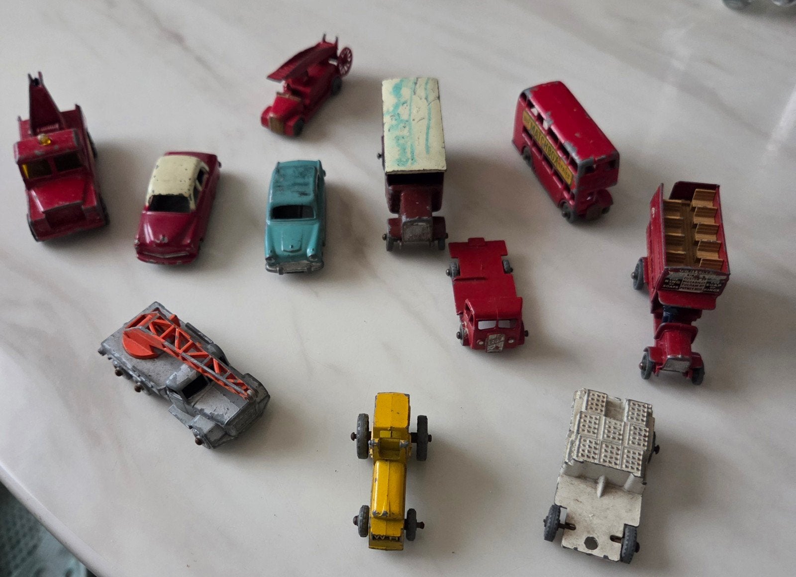 Vintage Matchbox speelgoedauto's - diverse modellen, Ophalen, Gebruikt