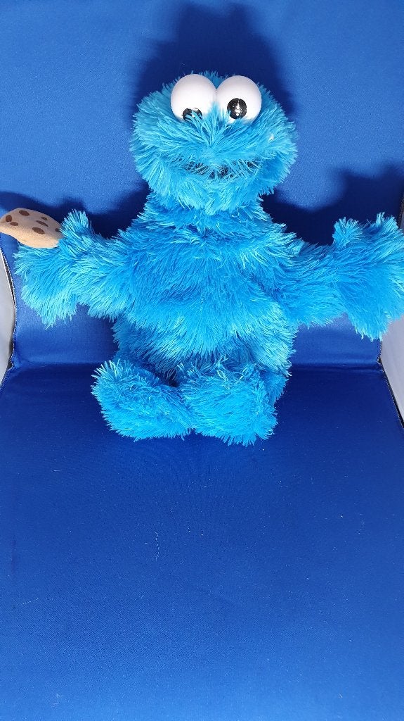 Koekiemonster, Sesamstraat knuffel, Fisher Price. 40 cm. T2, Tweedehands verkoop, Tweedehands verkoop, Gebruikt, Overige typen