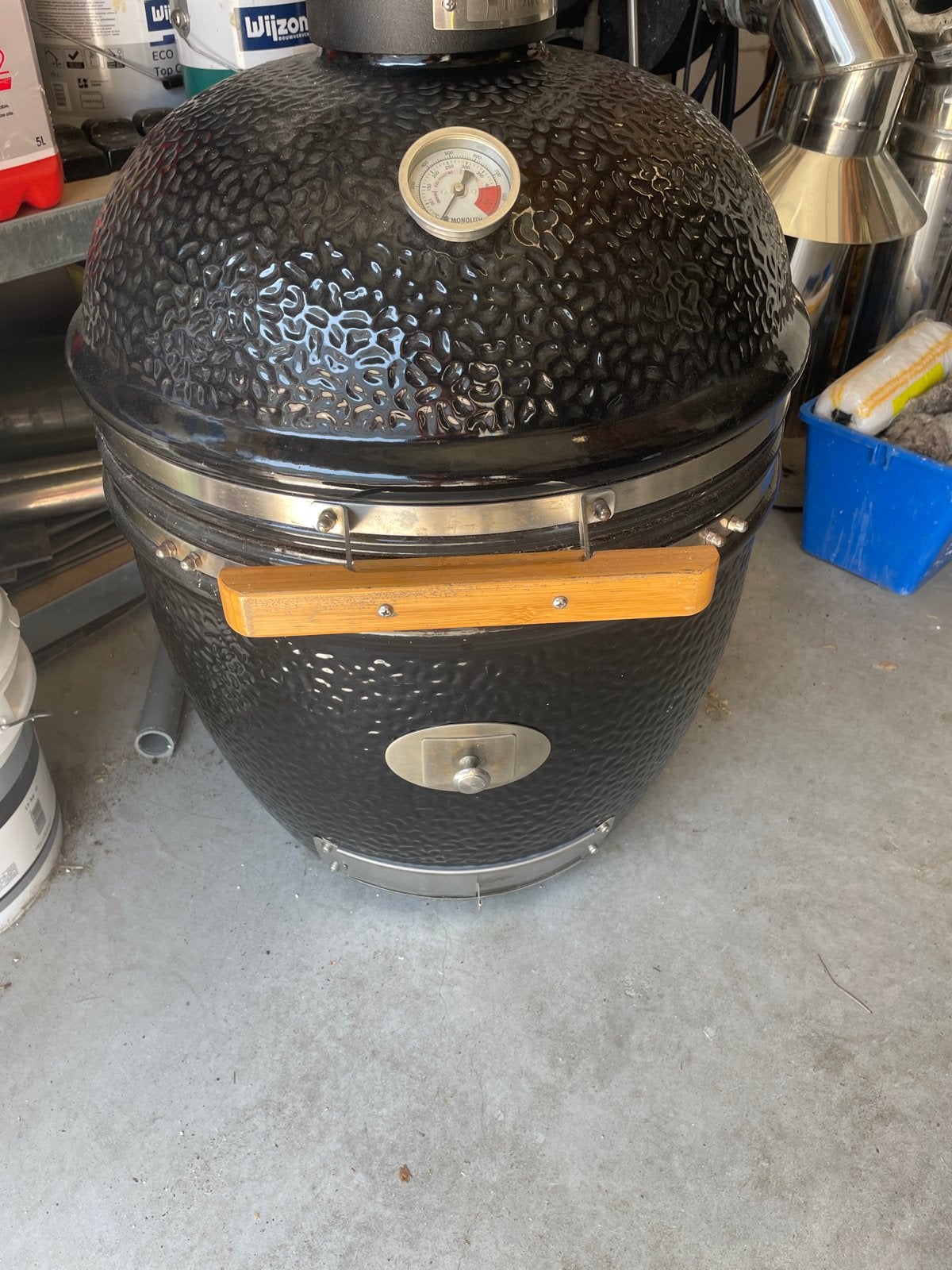 Monolith Kamado Grill - Zo goed als nieuw, Tuin en Terras, Ophalen of Verzenden, Zo goed als nieuw