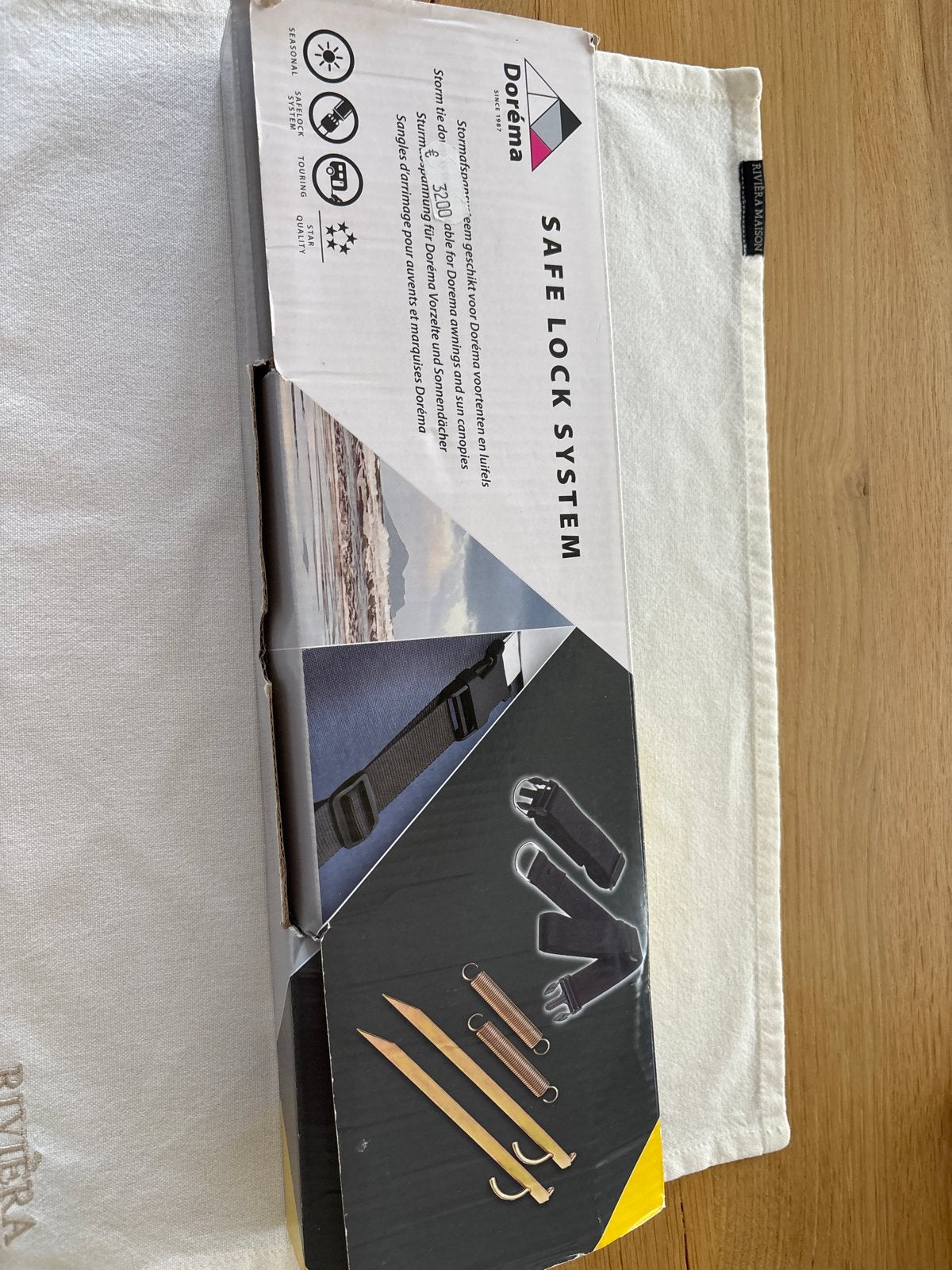 Dorema Safe Lock System - Stormbandset voor voortenten, Ophalen of Verzenden, Nieuw