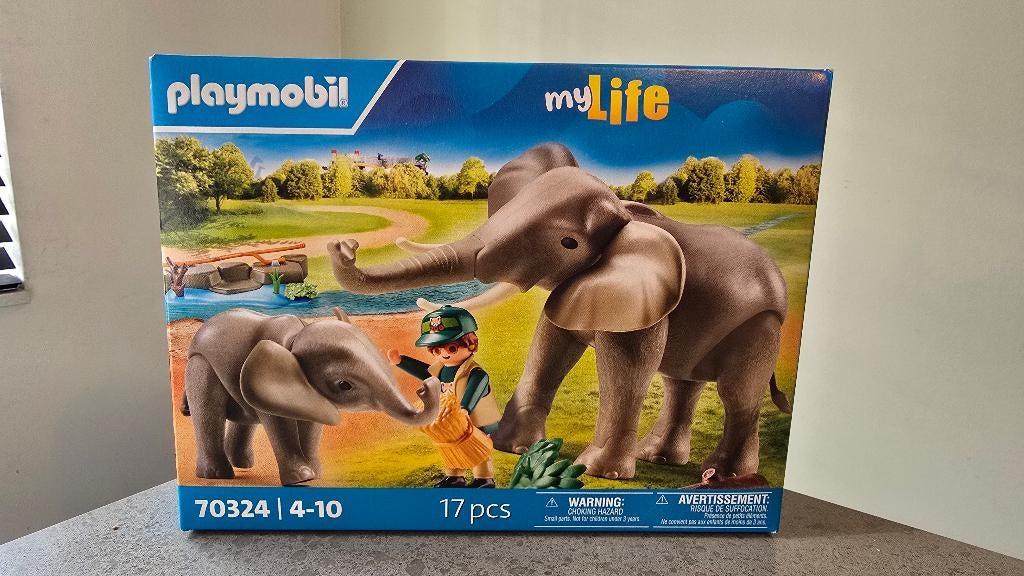 Playmobil 70324 My Life Olifanten verblijf nieuw in doos, Ophalen of Verzenden, Nieuw, Complete set