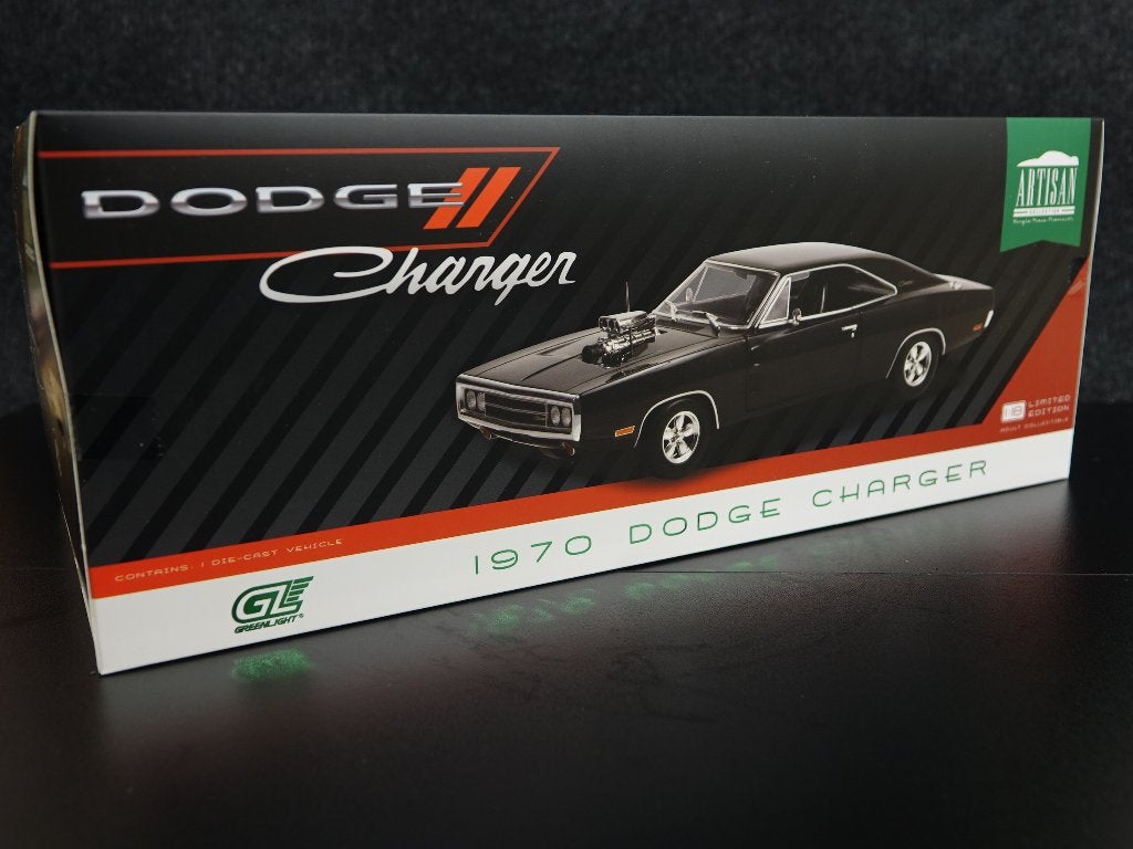 Greenlight 1:18 1970 Dodge Charger with blown engine, Overige merken, Auto, Onbekend, Nieuw