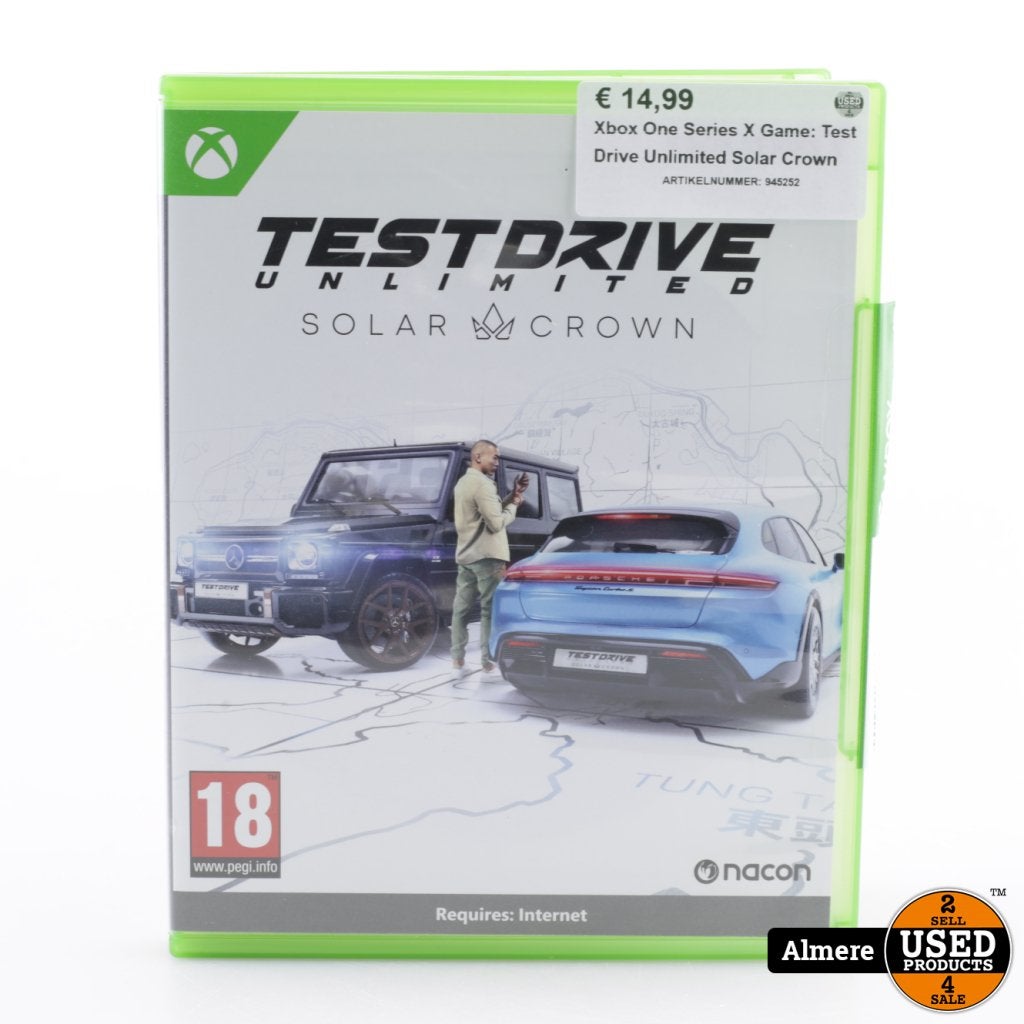 Xbox One Series X Game: Test Drive Unlimited Solar Crown