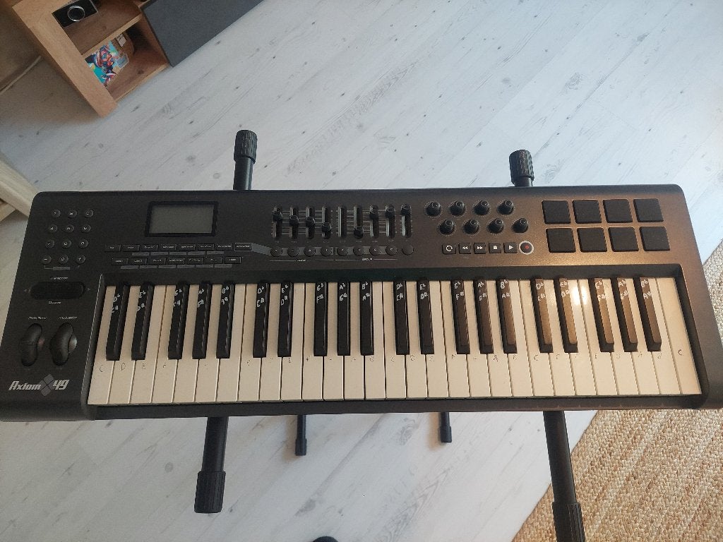 Midi controller Axiom 49, Gebruikt, Midi-aansluiting, Ophalen, 49 toetsen