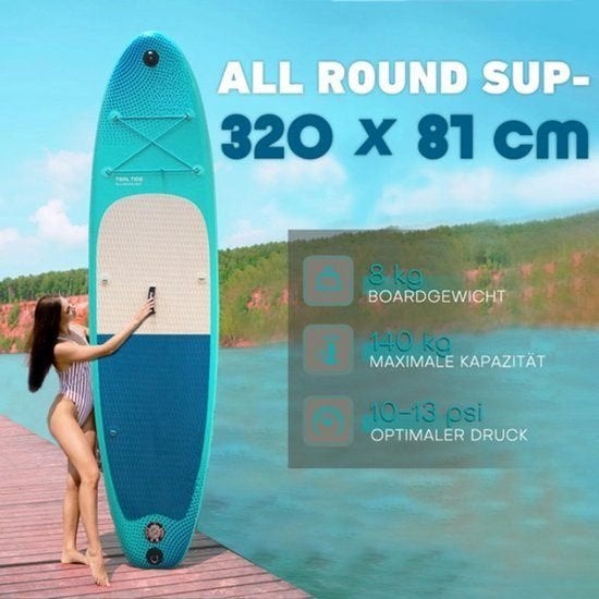 Opblaasbaar SUP-Board – Paddleboard – Stand-Up Paddleboard, Corvance B.V., Verzenden, Nieuw, Corvancebol@gmail.com
