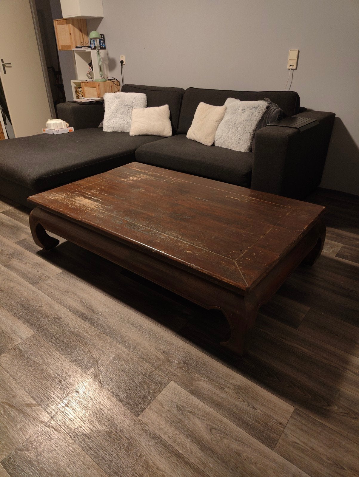 grote Opium tafel, Ophalen, Gebruikt, 200 cm of meer, 50 tot 100 cm