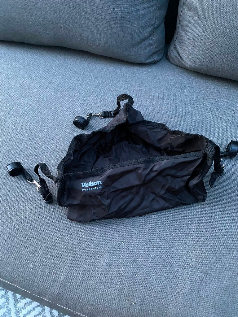 Velbon Stone Bag CM6 voor statief, 125 cm of minder, Velbon, Zo goed als nieuw, Ophalen of Verzenden