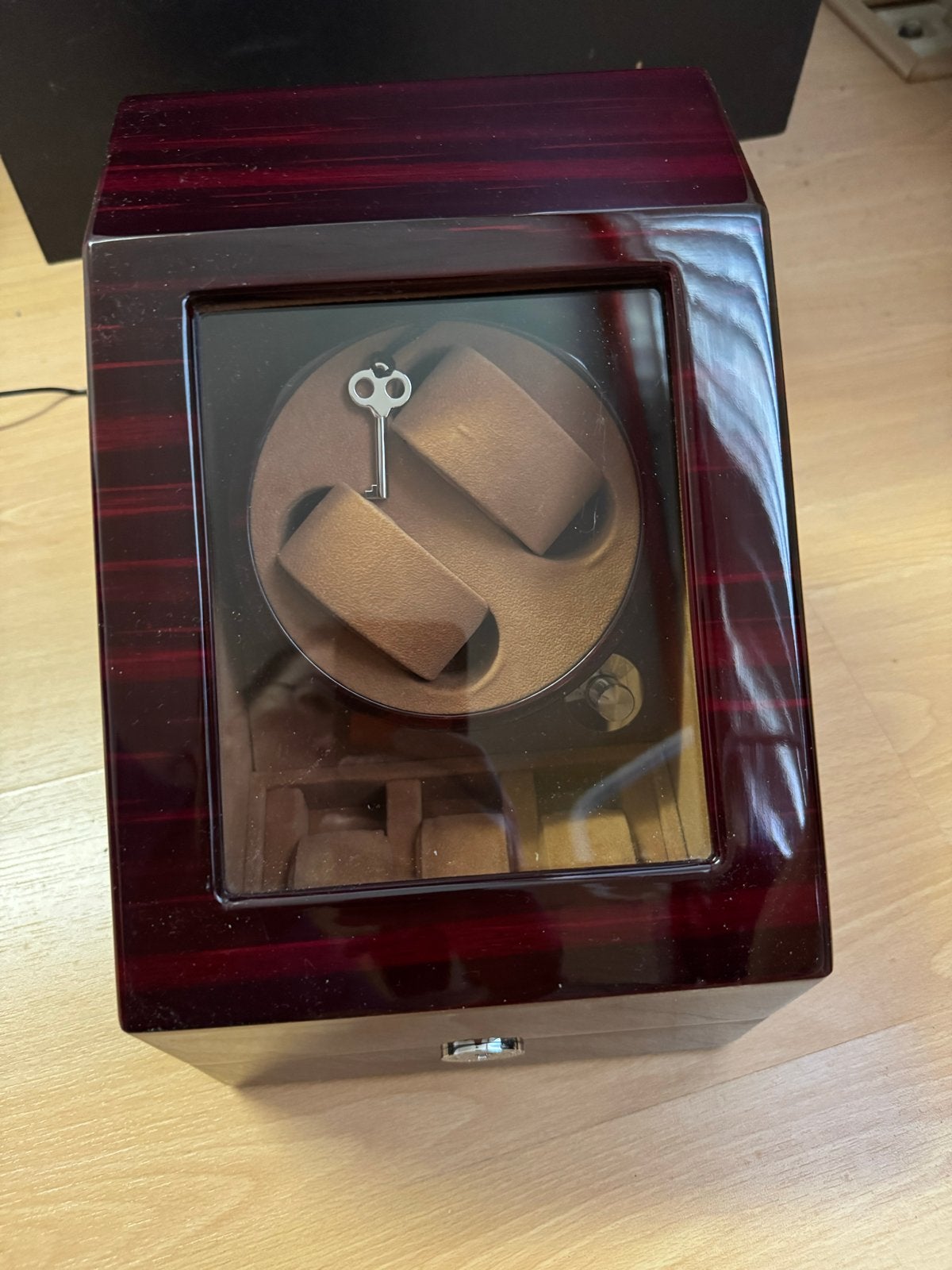 Luxe Horloge Opwinder met Opbergruimte - Inclusief Stekker, Ophalen, Zo goed als nieuw, Overige materialen, Overige merken