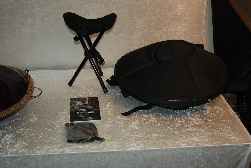 NIEUW! Pan met standaard, hoes stokjes en schoonmaakdoek, Ophalen, Gebruikt, ., Drums of Percussie