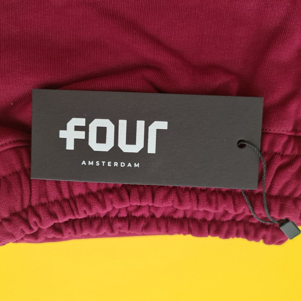 Four Amsterdam broek met wijn rood kleur maat L, Kleding | Heren, Broeken en Pantalons, Four Amsterdam, Maat 52/54 (L), Verzenden
