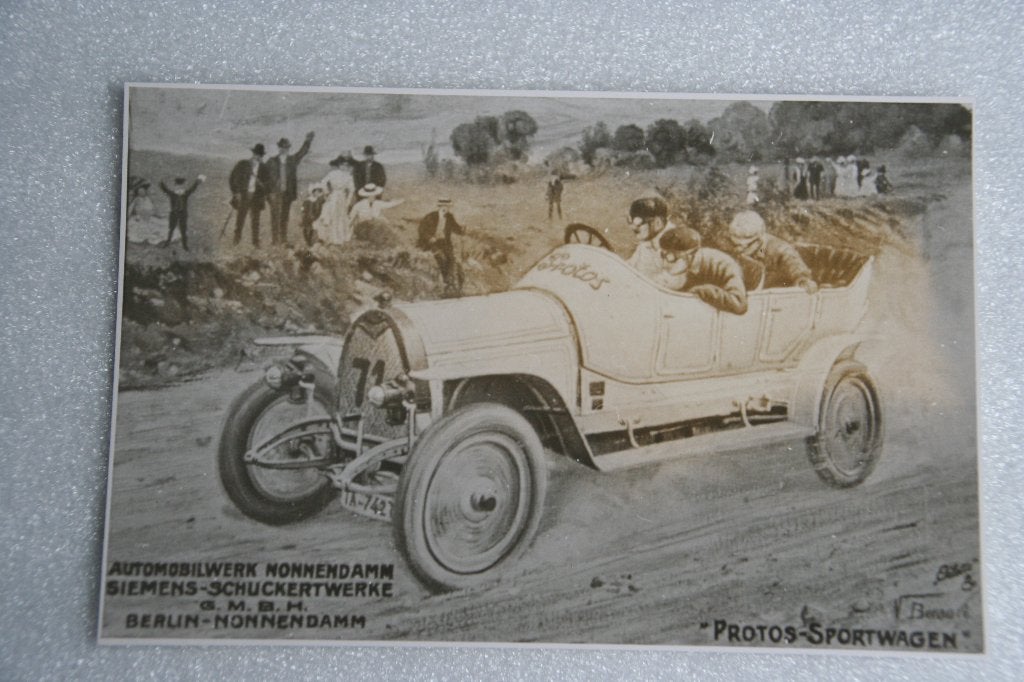 Persfoto Protos Sportwagen (1910) (3), Ophalen of Verzenden, Nieuw, Overige merken