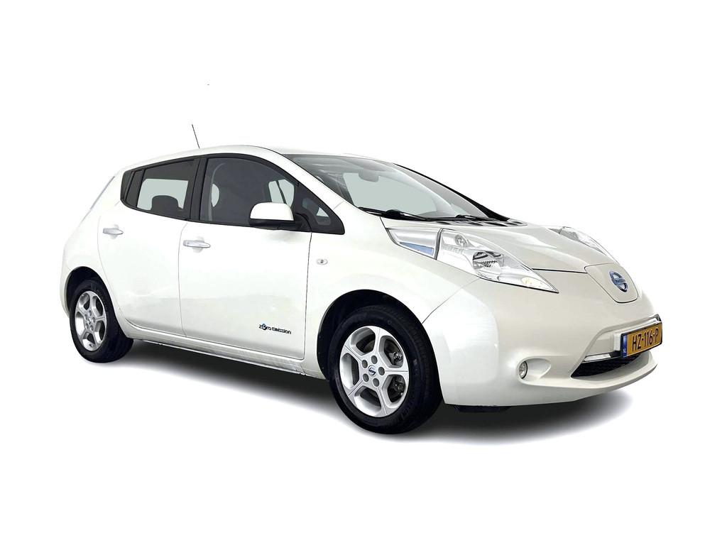 Nissan Leaf Acenta 30 kWh (INCL-BTW) *HEATPUMP | NAVI-FULLMA, Gebruikt, 1445 kg, Wit, Origineel Nederlands