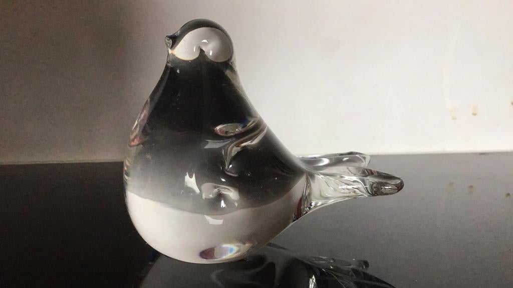 Glazen paperweight vogeltje, Antiek en Kunst, Ophalen of Verzenden