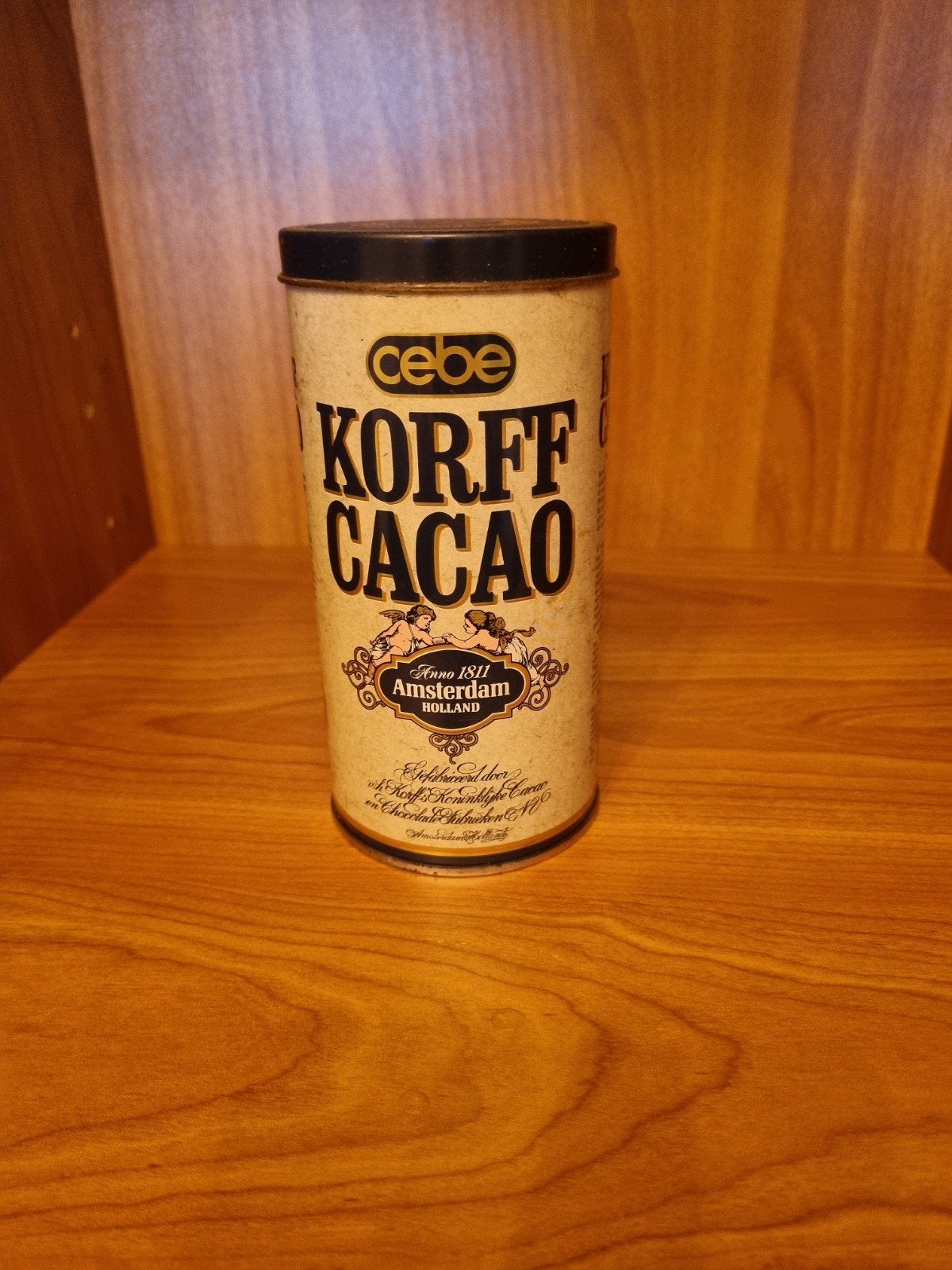 Oud Cebe Korff Cacao blik - Voor verzamelaars, Verzamelen, Ophalen of Verzenden, Gebruikt, Overige, Overige merken