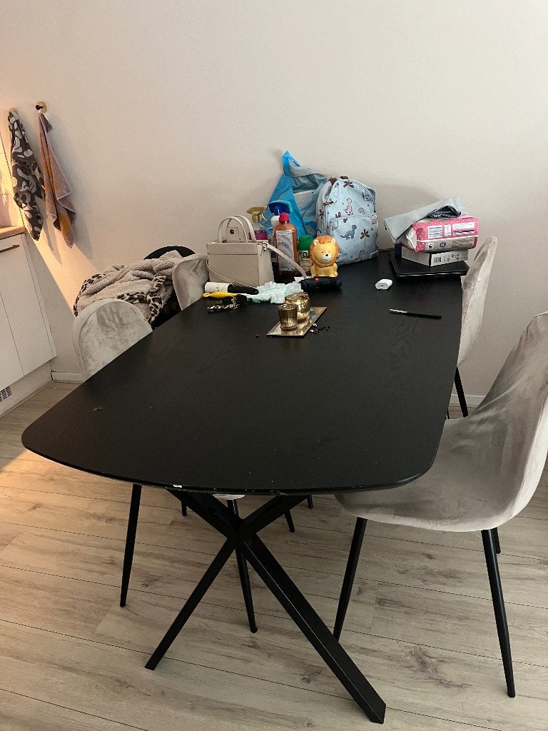Eettafel, Ophalen, Gebruikt, 50 tot 100 cm, 150 tot 200 cm