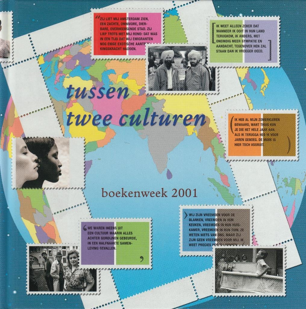 Nederland- 2001- Tussen Twee Culturen- Boek + 1 Blok + 10 Z, Verzenden, Na 1940, Postfris