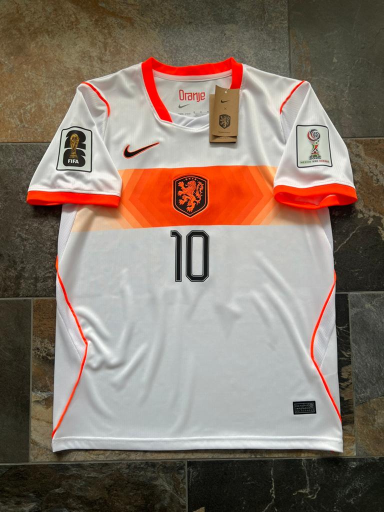 Nederlands Efltal Uit | Memphis Depay, Sport en Fitness, Voetbal, Maat L, Ophalen of Verzenden, Nieuw, Shirt