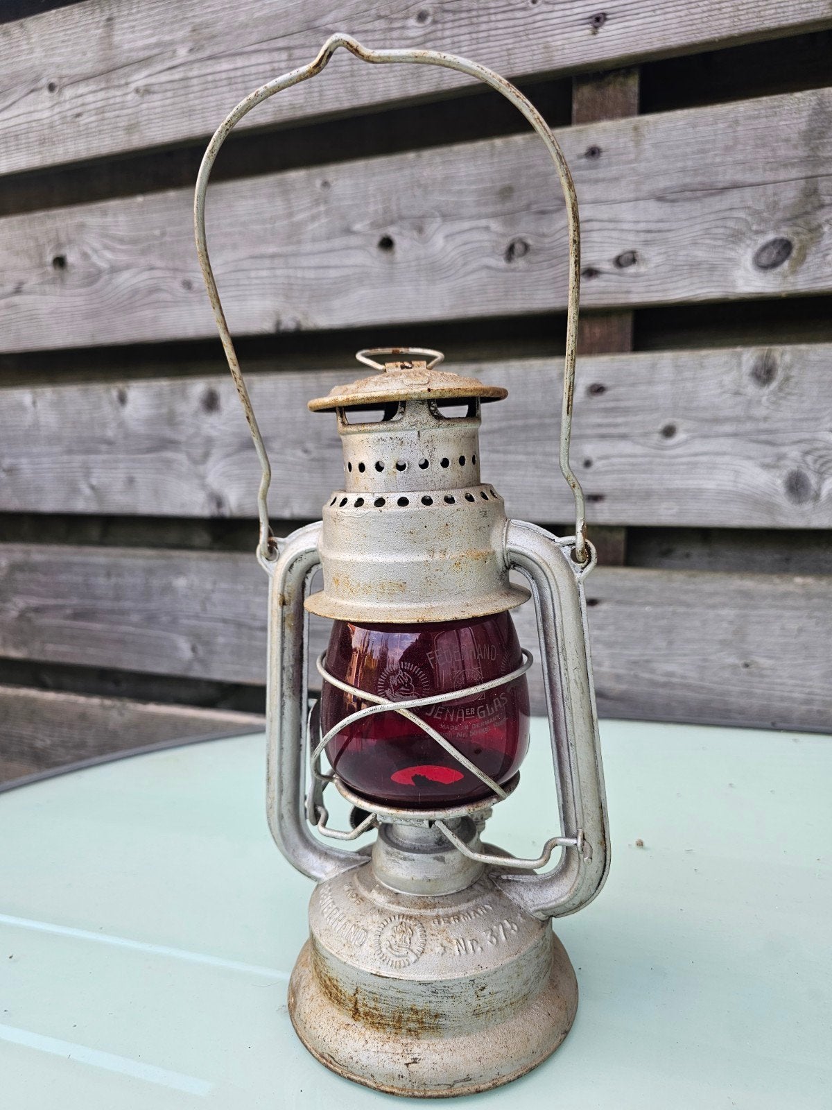 Zeldzame Vintage Feuerhand Nr. 375 Stormlantaarn Jaren '30, Ophalen of Verzenden