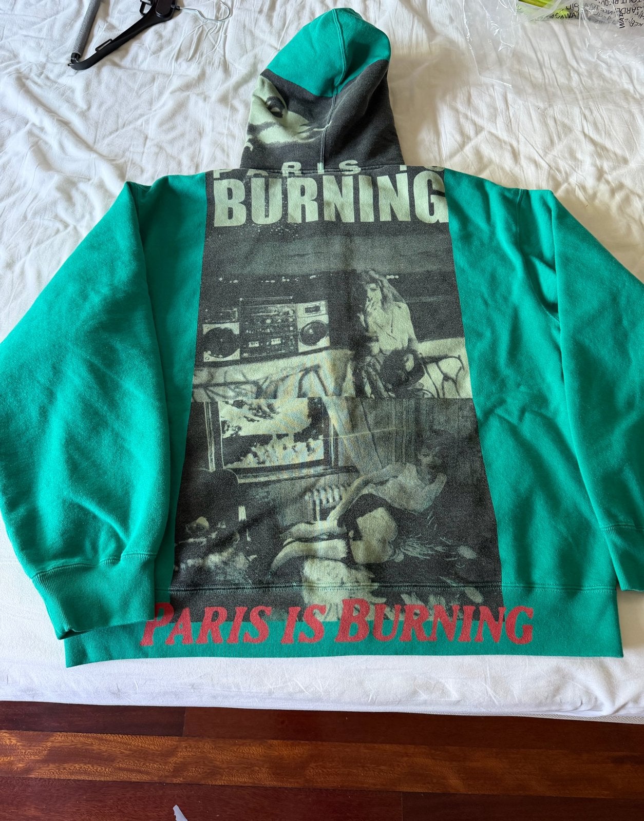 Supreme Paris is Burning Zip Up Hoodie, Kleding | Heren, Ophalen of Verzenden, Nieuw, 58 of 59 cm (L, 7¼ of ⅜ inch), Hoed