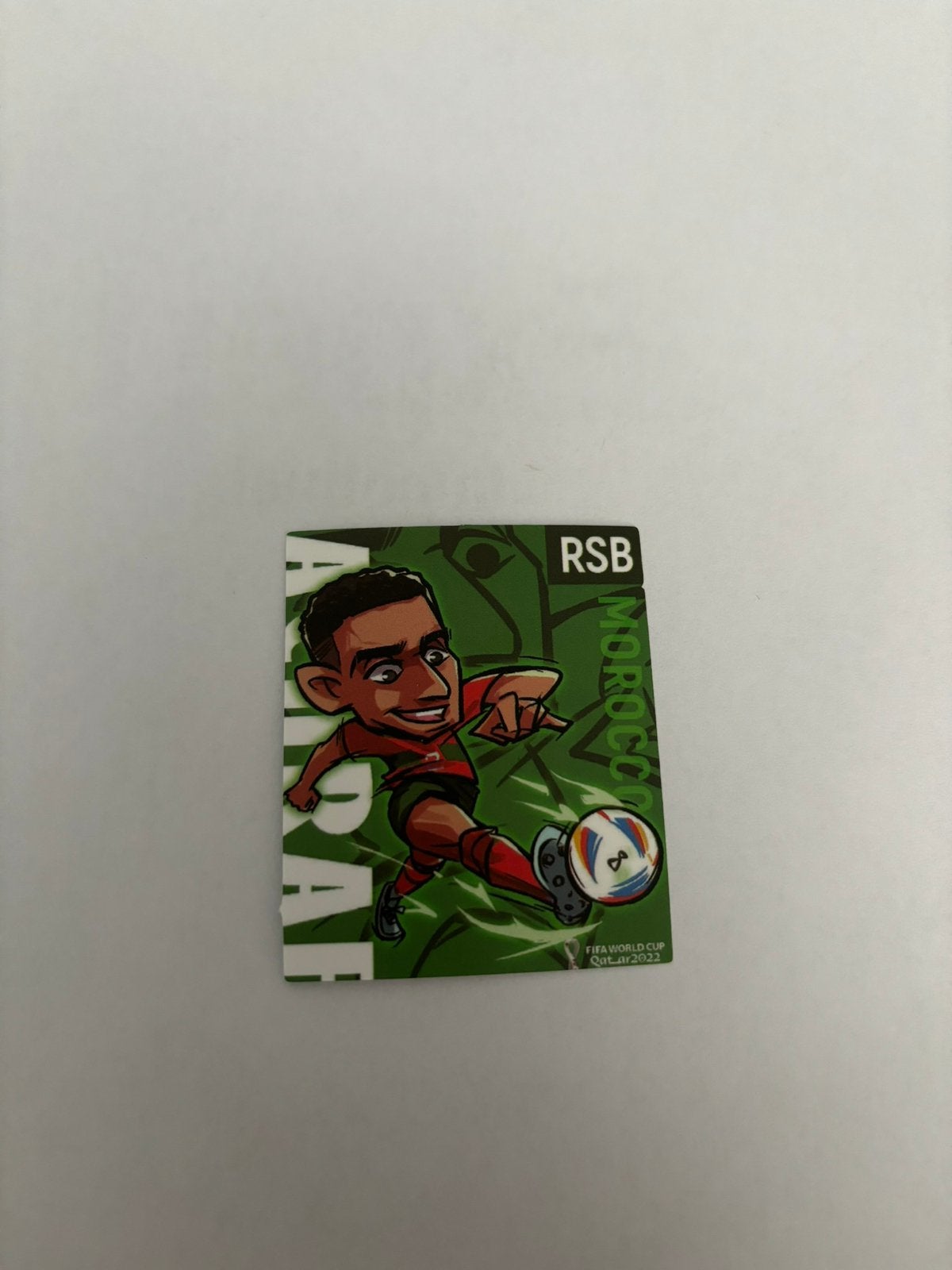 Hakimi sticker - marokko, Ophalen of Verzenden, Nieuw, Buitenlandse clubs, Poster, Plaatje of Sticker