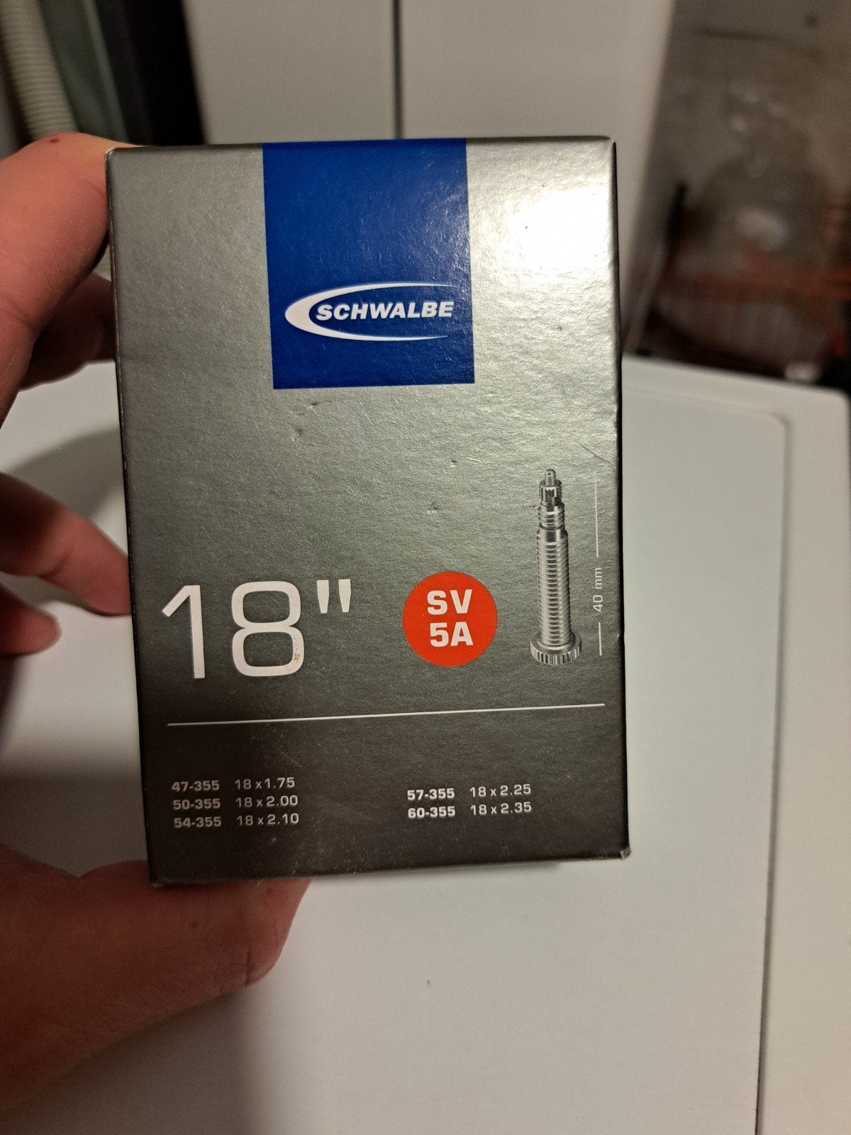 Schwalbe Binnenband 18 inch SV 5A, Ophalen, Band, Schwalbe, Kinderfiets